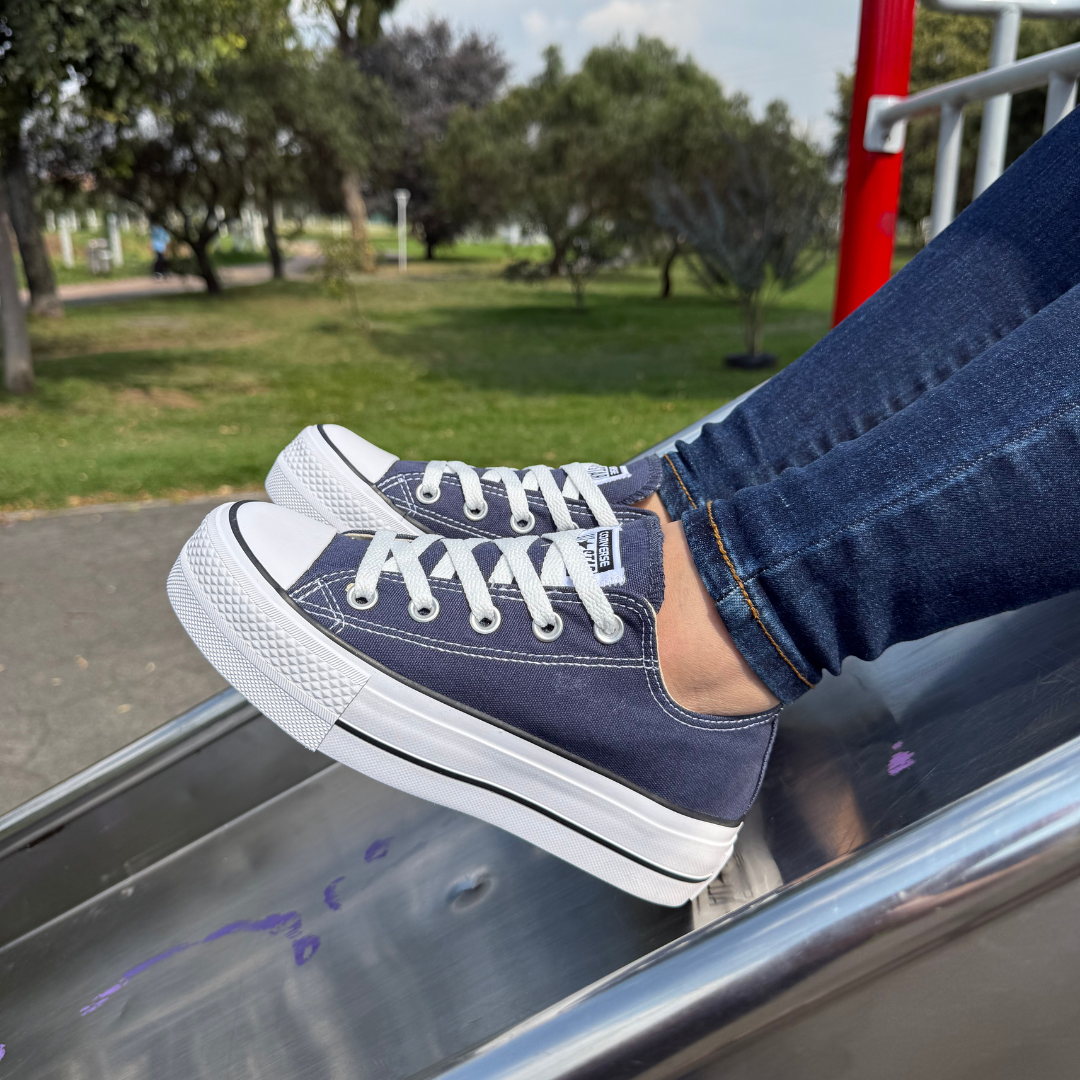 Zapato Plataforma Star Azul