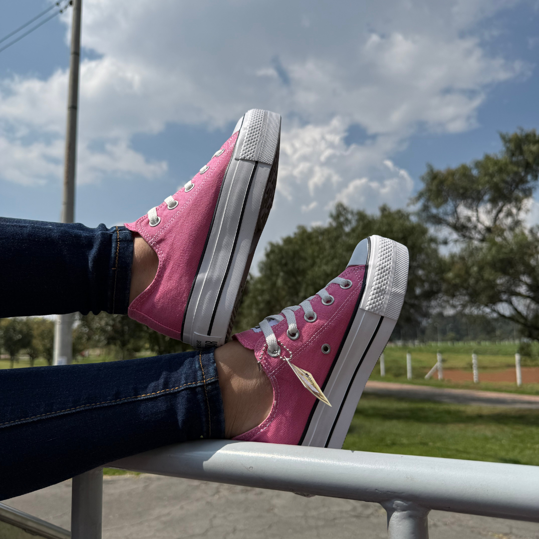 Zapato Plataforma Star Rosado