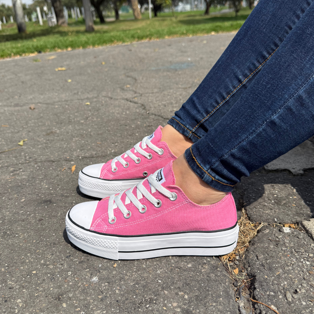 Zapato Plataforma Star Rosado
