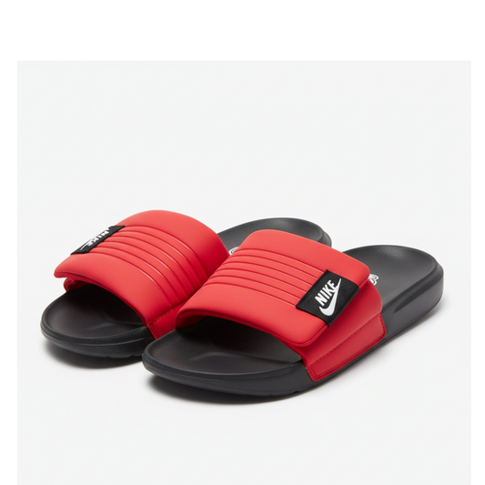 Chancla Plegable Lineas rojo