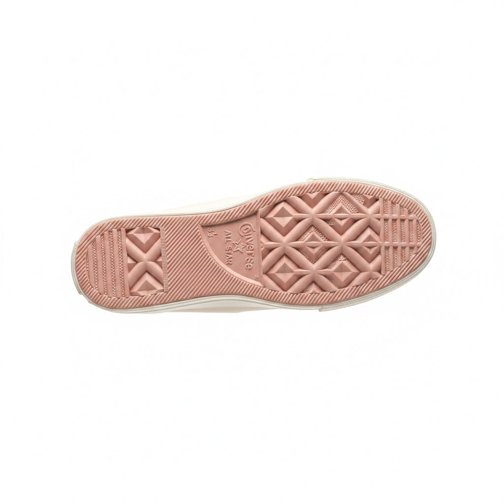 Bota plataforma flor tejida
