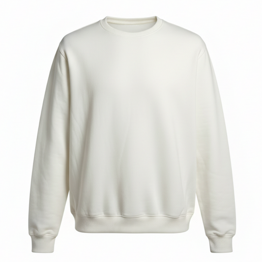 Buso cuello redondo marfil