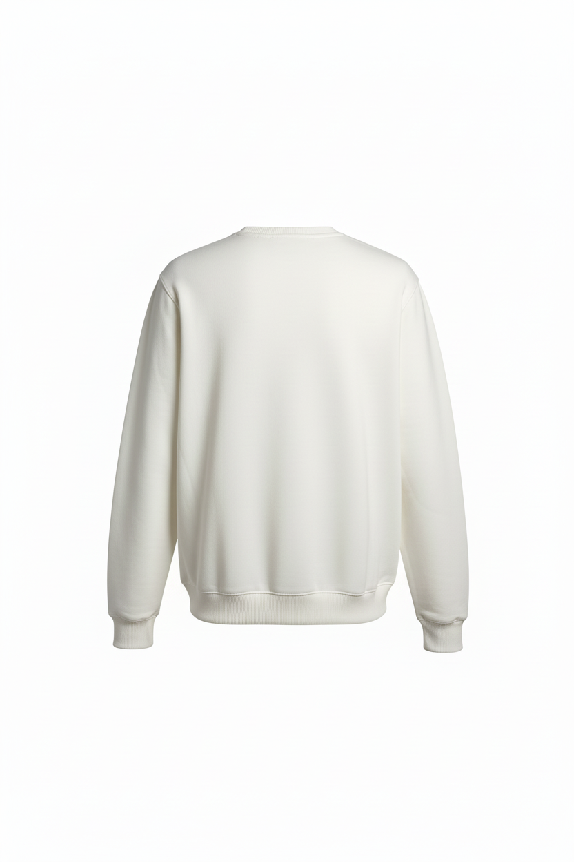 Buso cuello redondo marfil