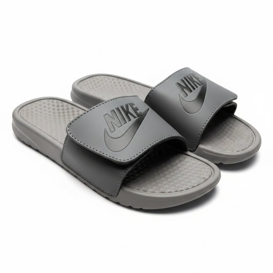 Chancla plegable lisa Gris