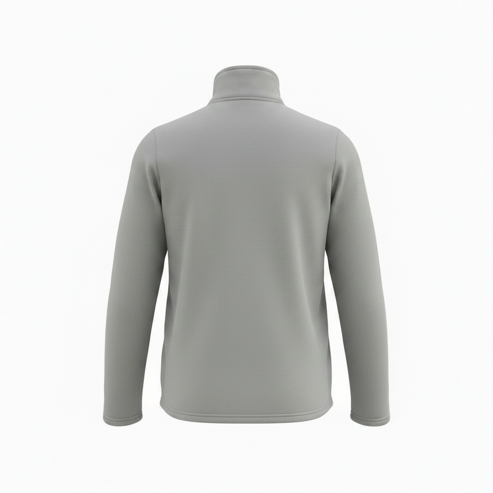 Chaqueta Fliz gris claro vista de espalda