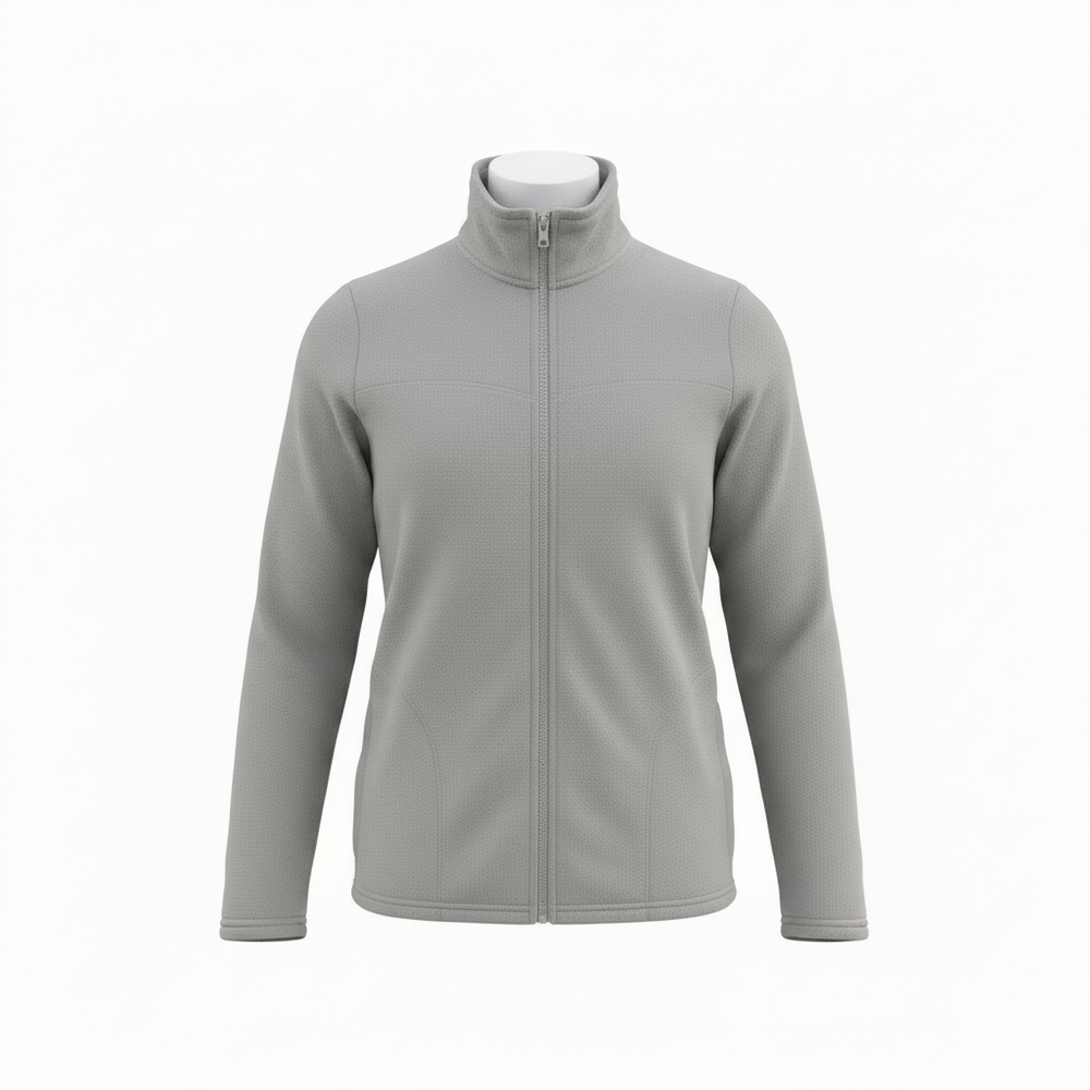 Chaqueta Fliz unisex gris claro vista frontal