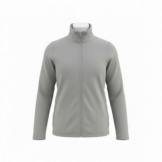 Chaqueta Fliz unisex gris claro vista frontal