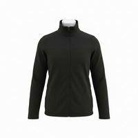 Chaqueta Fliz unisex negra vista frontal