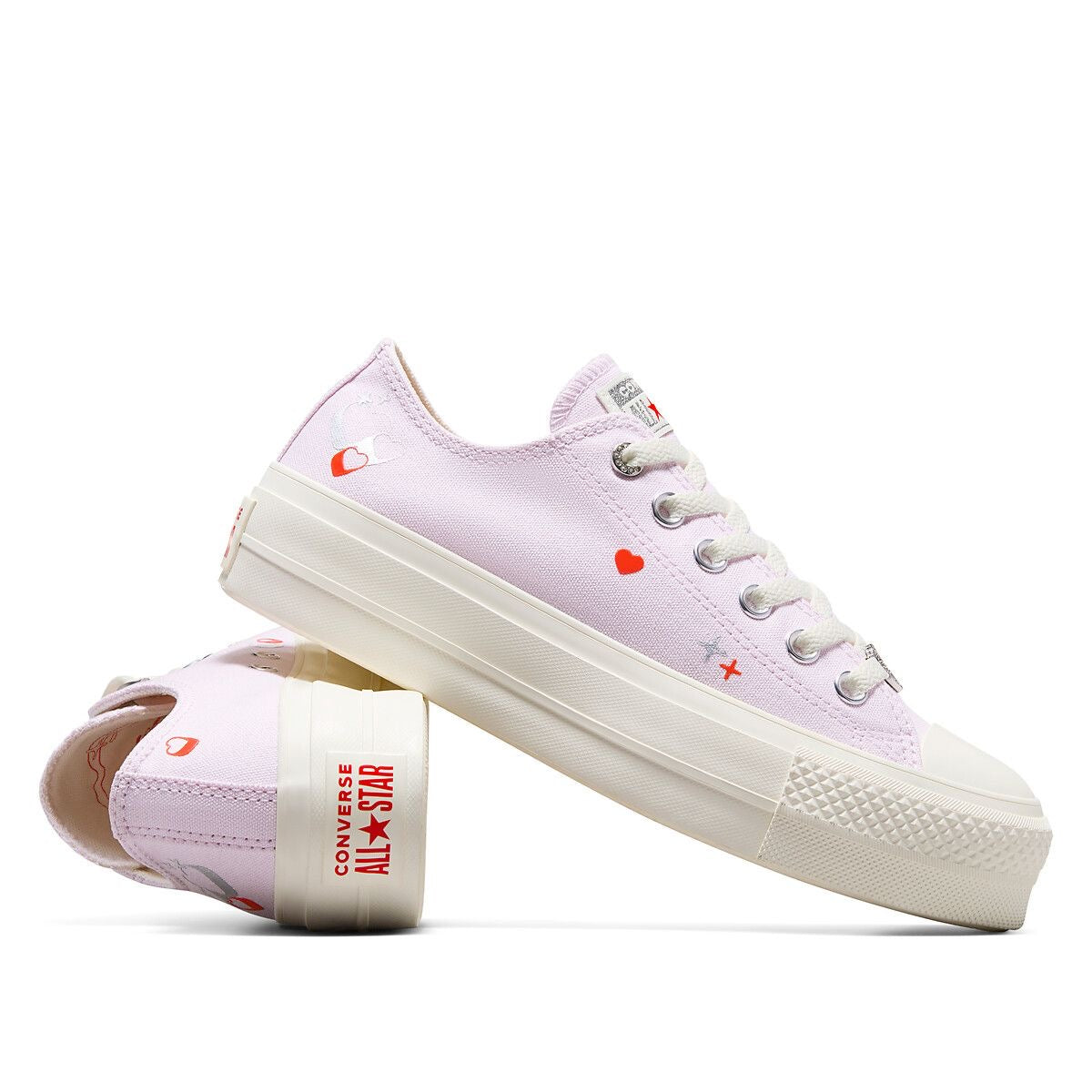 Zapato Plataforma Stars de tela Lila