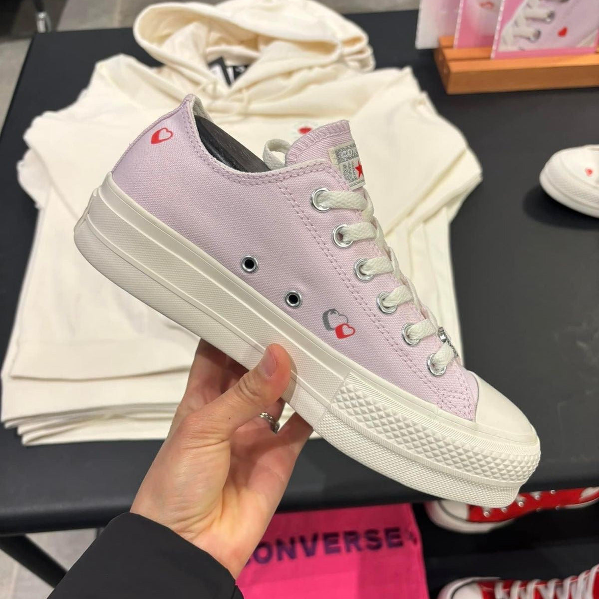 Zapato Plataforma Stars de tela Lila