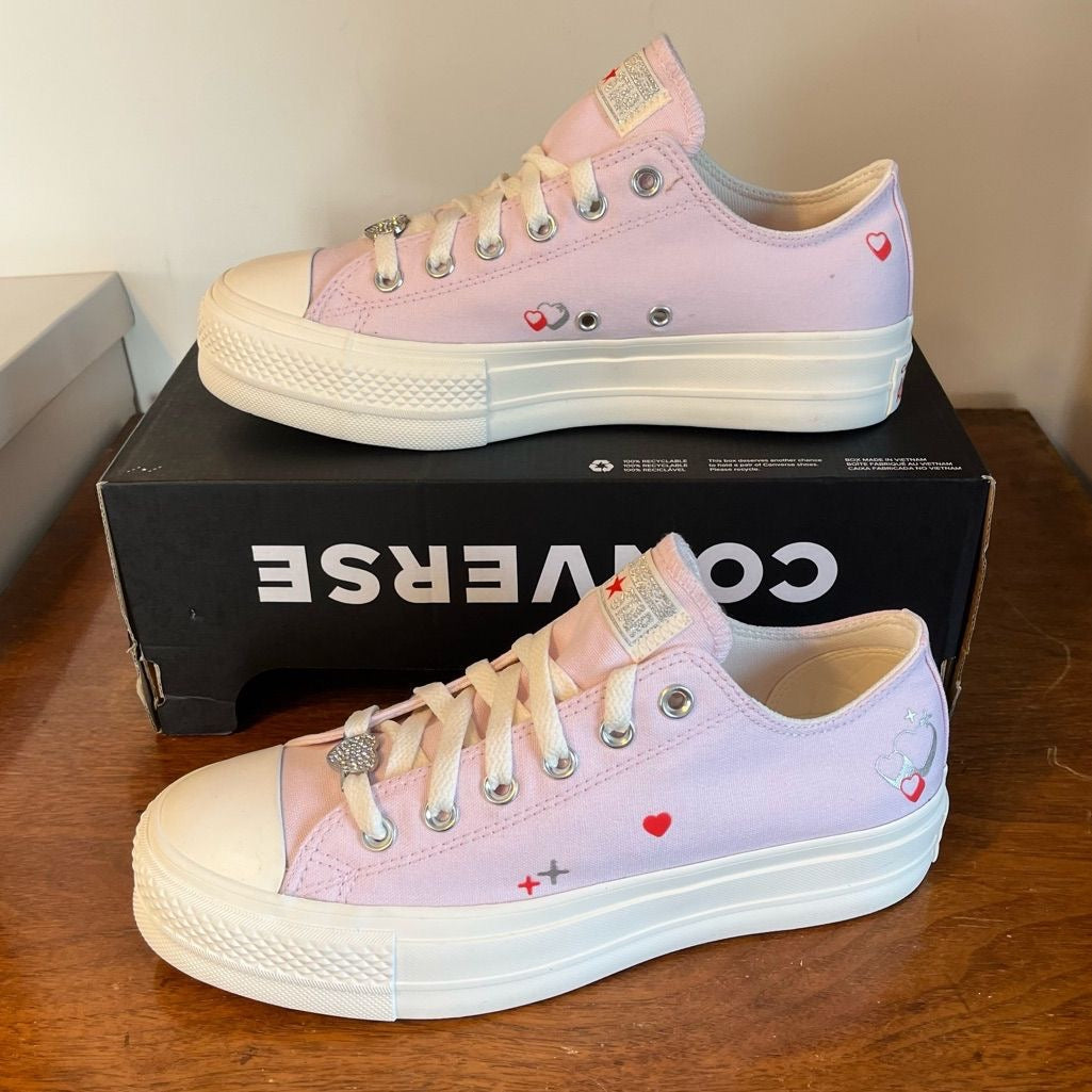 Zapato Plataforma Stars de tela Lila