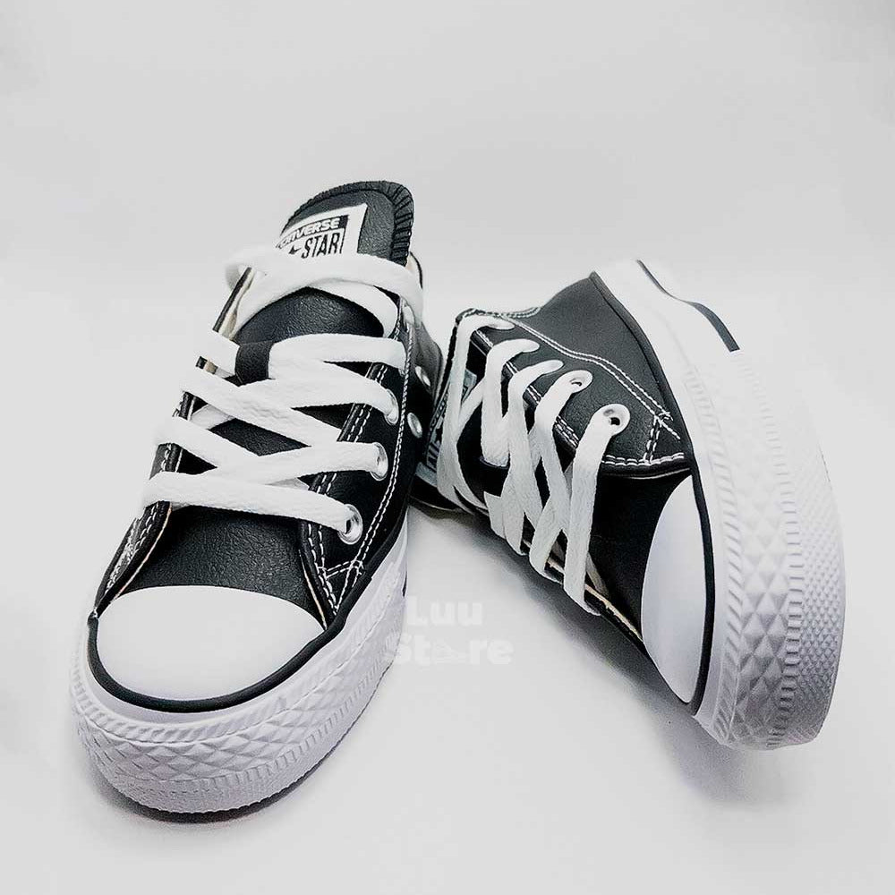 Zapato Clasico Stars Negro Blanco