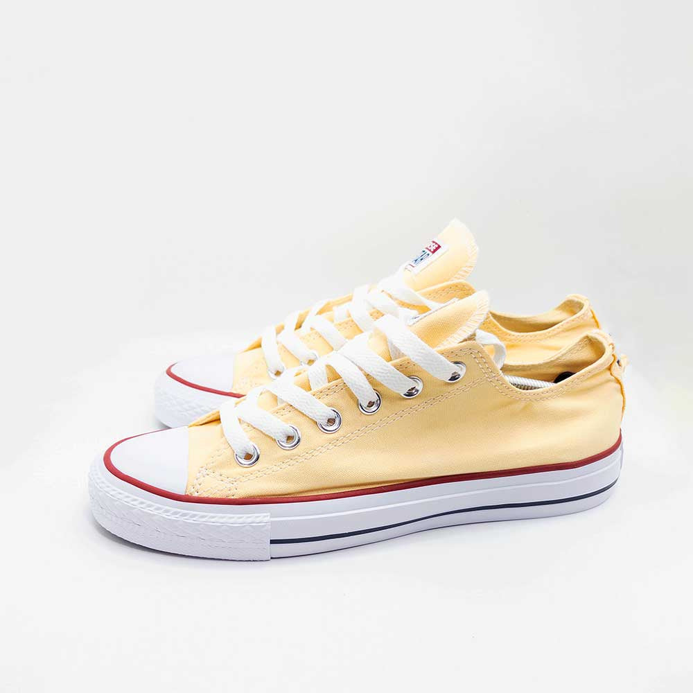 Zapato Clasico Stars Beige Rojo