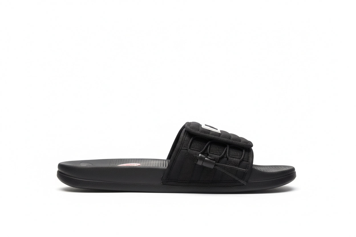 Chancla Plegable cordon Todo Negro
