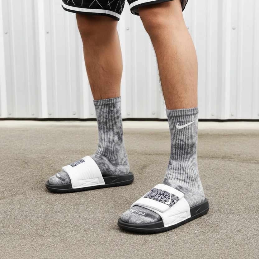 Modelo con sandalias bandana